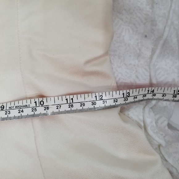 Maidenform Flexees Corset Bodice Bustier Bandeau XL Ivory White Dress Club Party - Picture 8 of 9